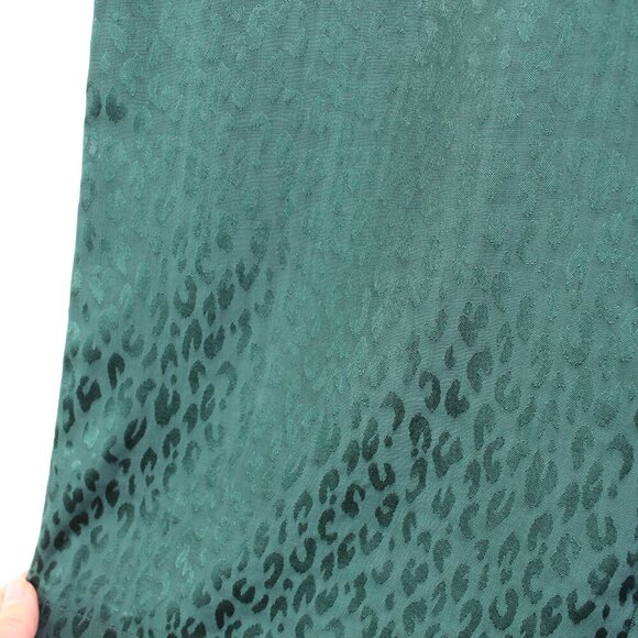 L*Space Harlow Satin Animal Print Pant in Ultramarine Green Size 0 - Picture 4 of 8